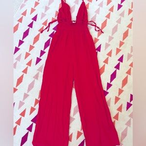 Mi Ami Red Romper